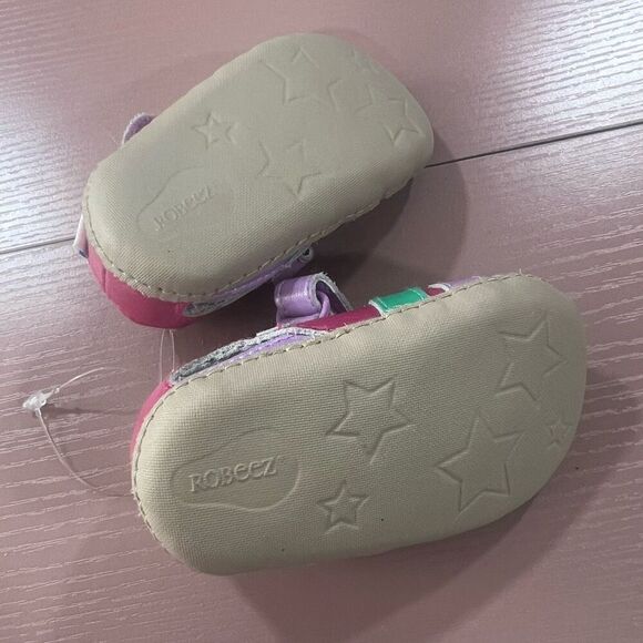 Robeez Mini Shoez I'm So Cute Fish Bright Sandals Size 2 - Picture 5 of 6